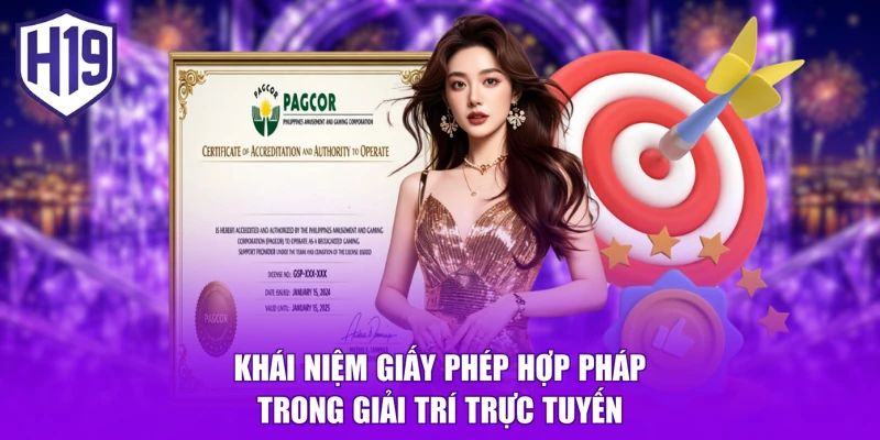Khái niệm giấy phép hợp pháp trong giải trí trực tuyến