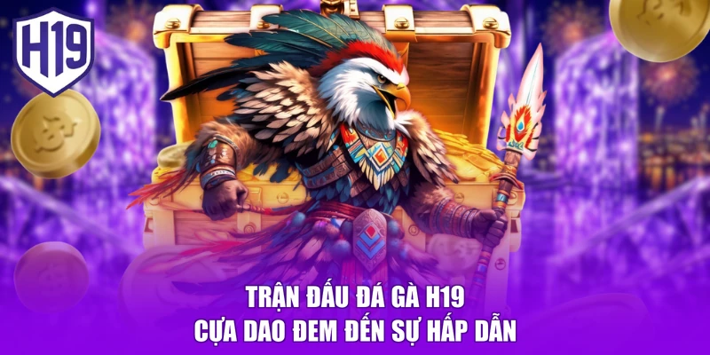 Trận đấu đá gà H19 cựa dao đem đến sự hấp dẫn